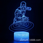 Luminária Decorativa 3D Troca de Cor Heróis Marvel