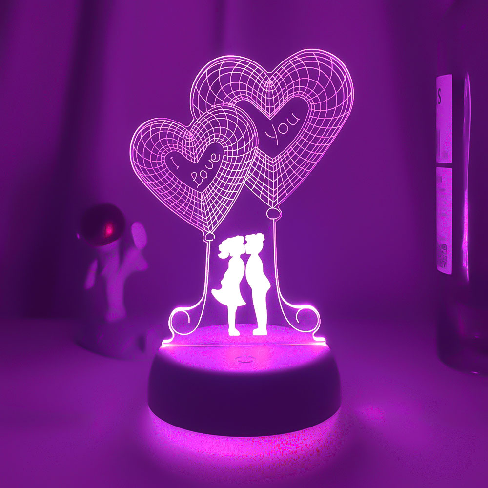 Luminária Decorativa 3D Troca de Cor Encanto