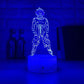 Luminária Decorativa 3D Troca de Cor Dragon Ball Z