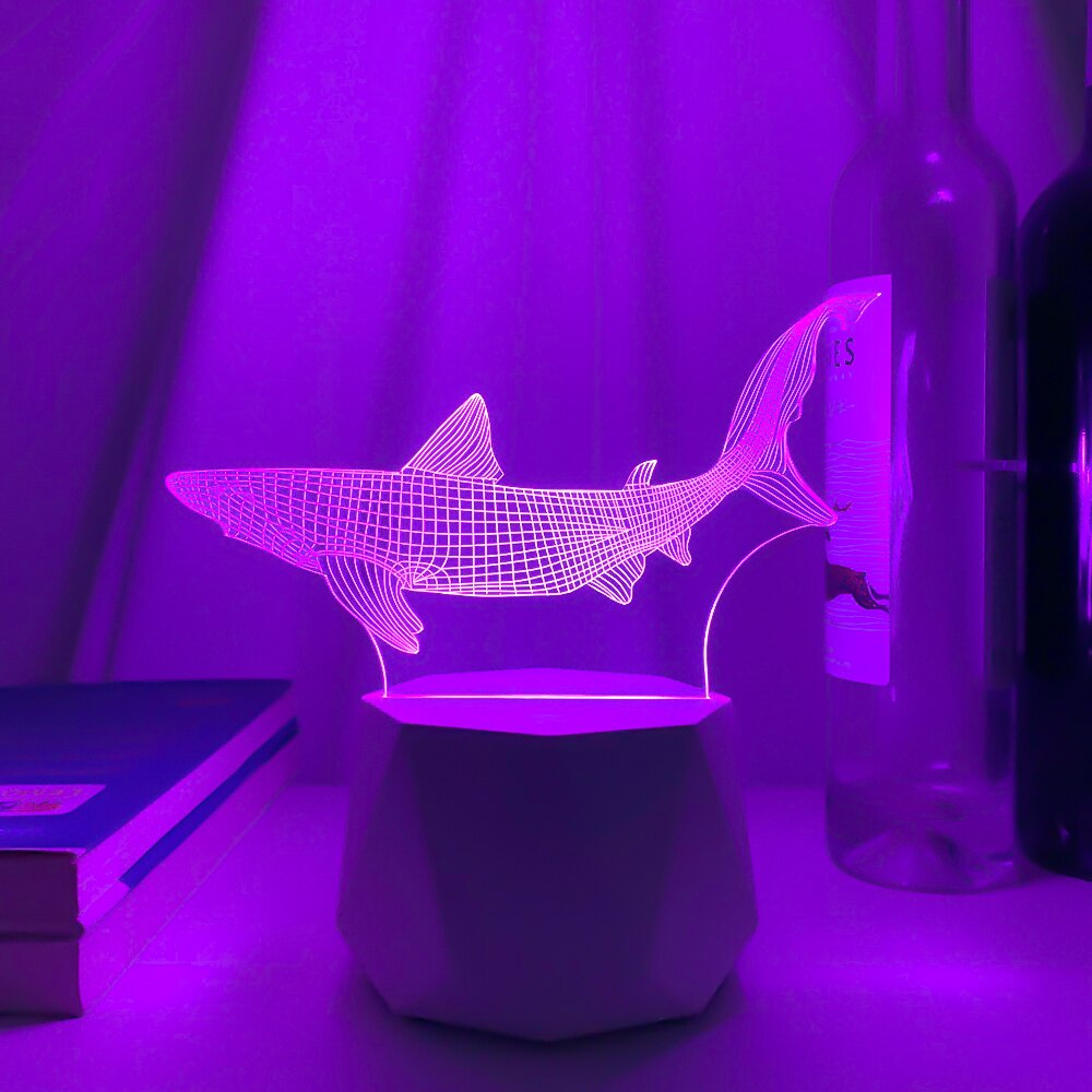 Luminária 3D Zoo Troca de Cor e Caixa De Som Bluetooh