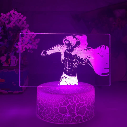 Luminária Decorativa 3D Troca de Cor Attack On Titan
