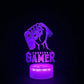Luminária Decorativa 3D Troca de Cor Gamer