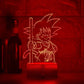 Luminária Decorativa 3D Troca de Cor Dragon Ball Z