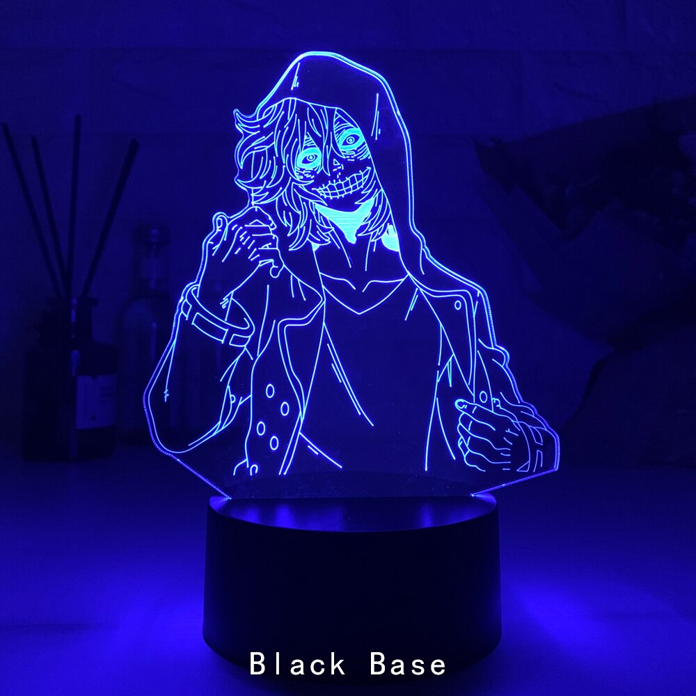 Luminária Decorativa 3D Troca de Cor My Hero Academia