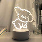 Luminária Decorativa 3D Ursinhos Fofinhos