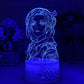 Luminária Decorativa 3D Troca de Cor Attack On Titan