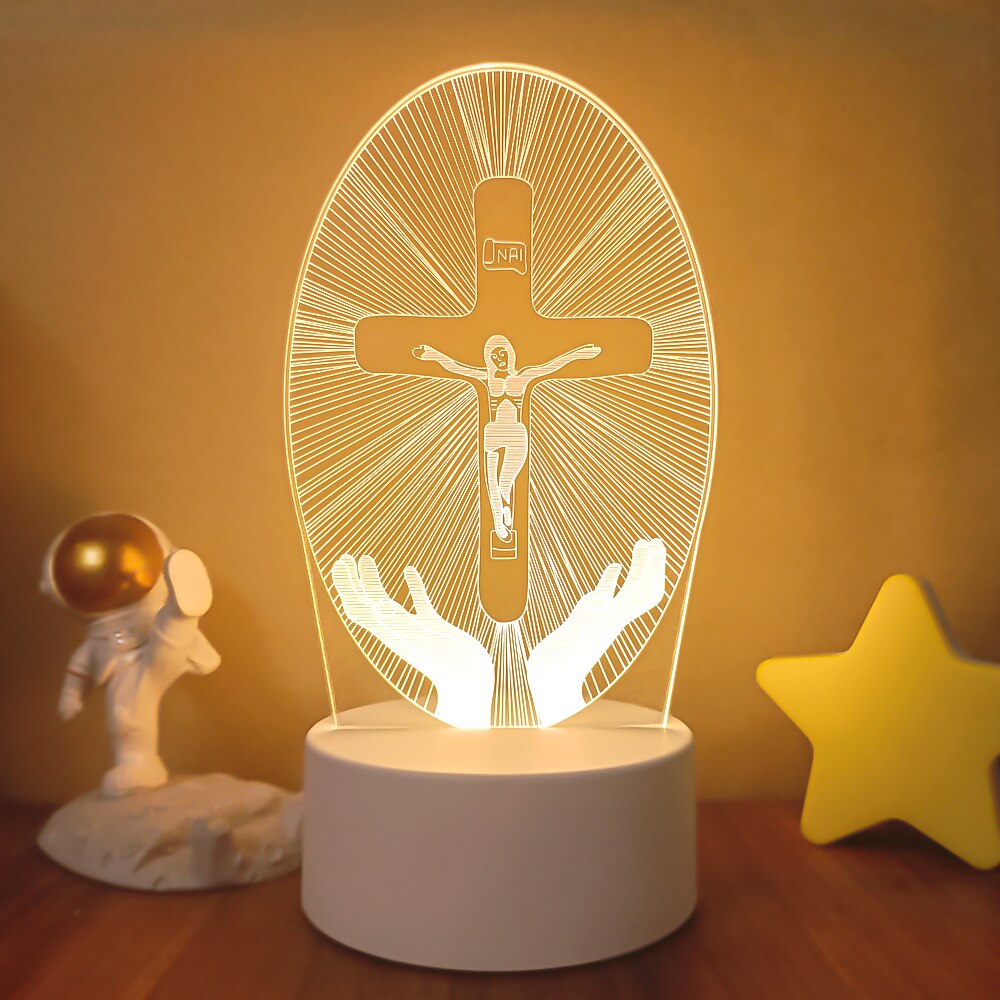 Luminária Decorativa 3D Religiosa