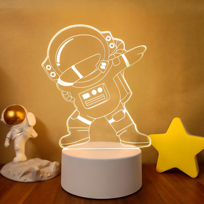 Luminária Decorativa 3D Astronauta
